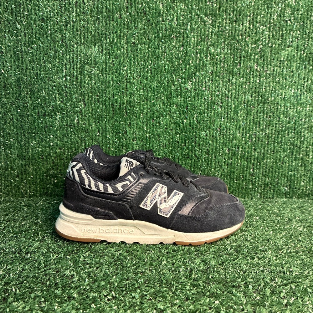 New Balance 997H Zebra Animal Print Lifestyle Sneakers Black Kids Youth Size 11